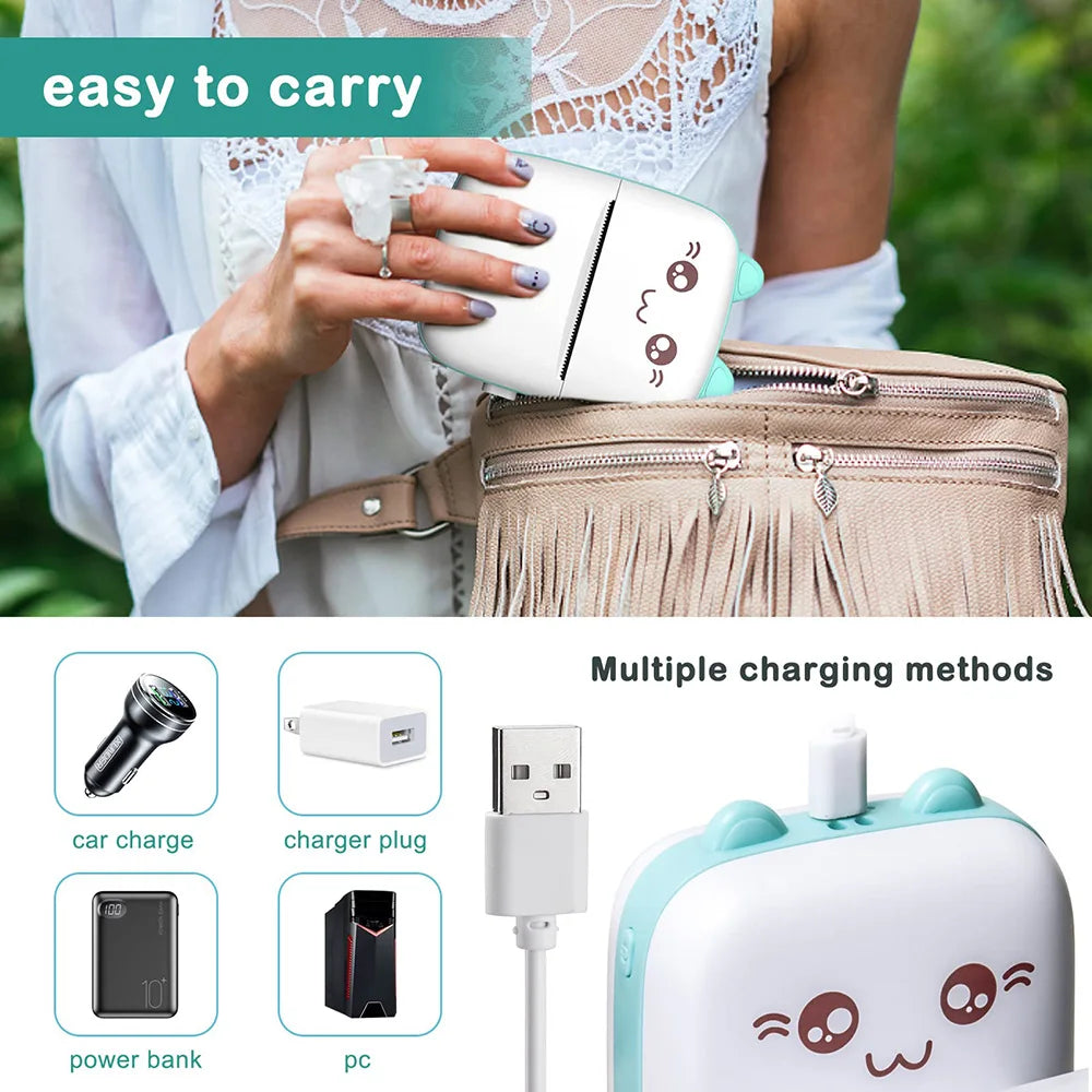 Mini Bluetooth Photo Printer