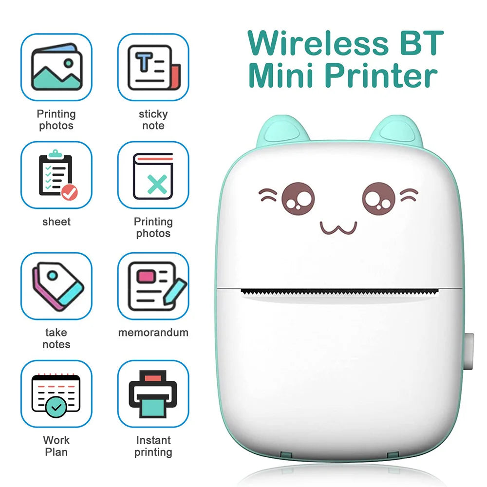 Mini Bluetooth Photo Printer