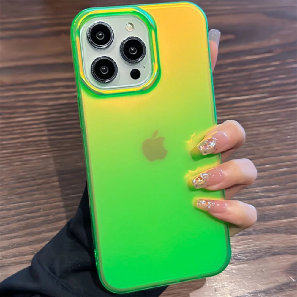 Laser Matte Shockproof iPhone Case